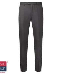 Senior Boys Black Ultra Slim Fit Trousers DL955