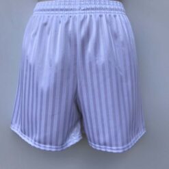 Shadow Stripe Shorts - White
