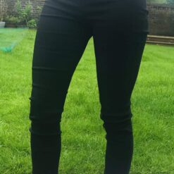 Girls Black Ultra Slim Trousers